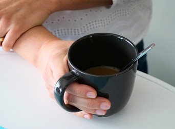 Kaffee bei der Gemeinschaft